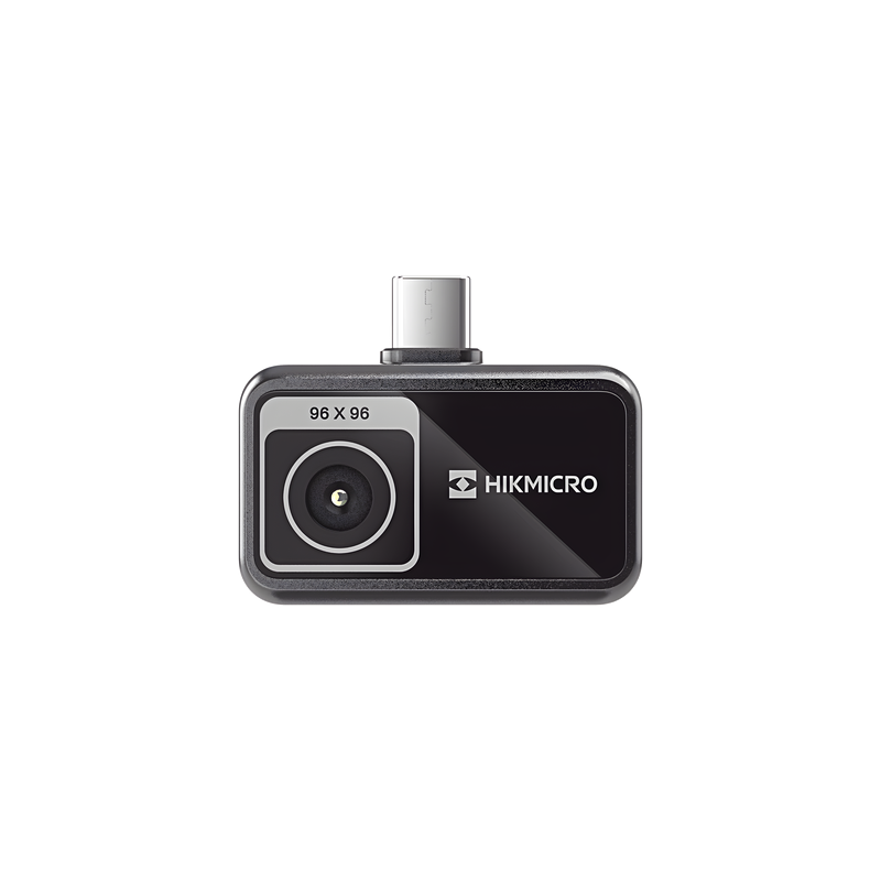 Cámara Termográfica para Smartphone / Resolución IR 96 x 96 / SuperIR / Rango -20°C a 400°C / Precisión ±2°C o ±2% / USB-C y Lightning / 50° × 50° FOV