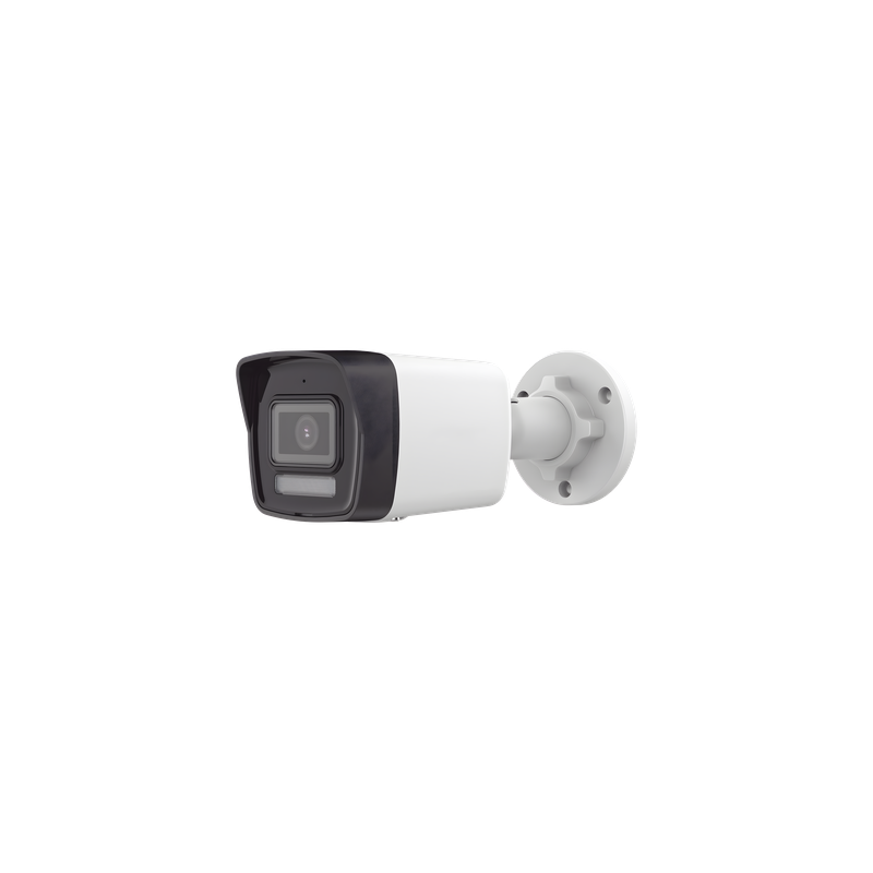 Cámara Bala IP / 4 Megapixel / Lente 2.8 mm / Dual Light 30 m (98.4 ft) / Micrófono Integrado / AcuSense Lite / IP67 / PoE