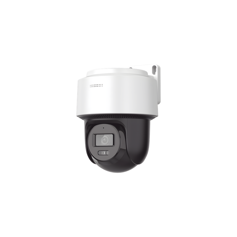 Cámara Domo PT IP / 4 Megapixel / Lente 4 mm / Dual Light 30 m (98.4 ft) / Autoseguimiento Humanos / PoE+ / Audio Bidireccional / IP66
