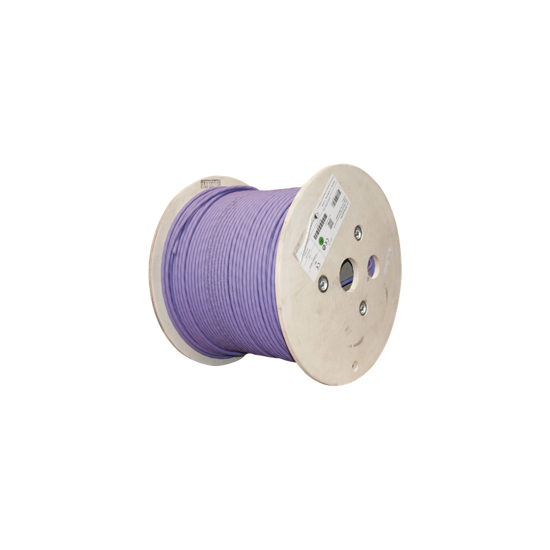 Cable S/FTP / Cat 7A / 4 Pares / 305 m (1000 ft) / Blindaje Doble / LS0H / 75°C / PoE