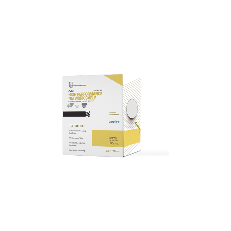 Bobina Cable Cat5e CCA 100m LINKEDPRO BY EPCOM Interior