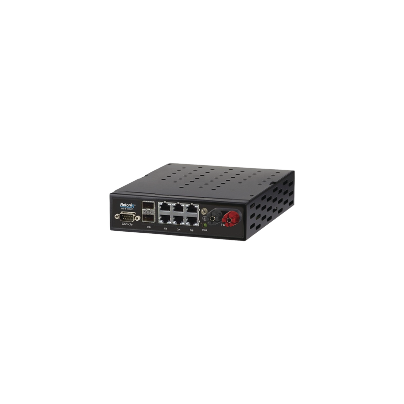 Switch WISP PoE pasivo Administrable de 8 puertos (6 PoE Gigabit + 2 SFP) entrada de 9-72 Vcc