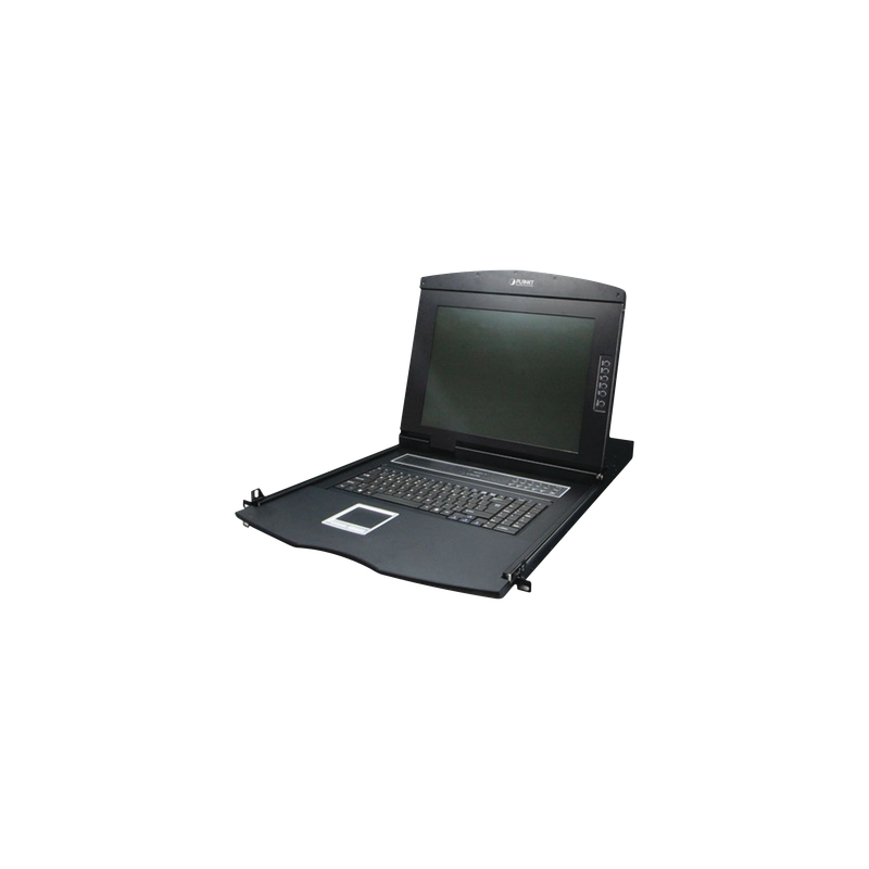 Consola KVM LCD / 17 Pulgadas / 8 Puertos VGA / Resolución 1280x1024 / Rack 1U / Cascada hasta 64 Servidores