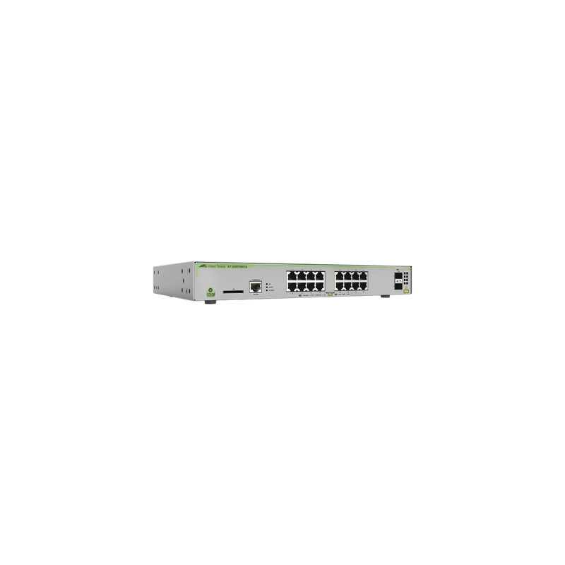 Switch PoE+ Administrable Capa 3 / 16 Puertos Gigabit + 2 SFP / 247 W PoE / 36 Gbps / 26.8 Mpps