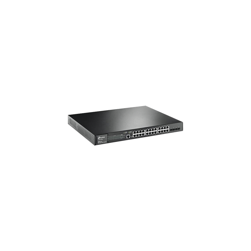 TP-LINK T2600G-28MPS: Switch PoE+ 24P Gigabit 4SFP 384W
