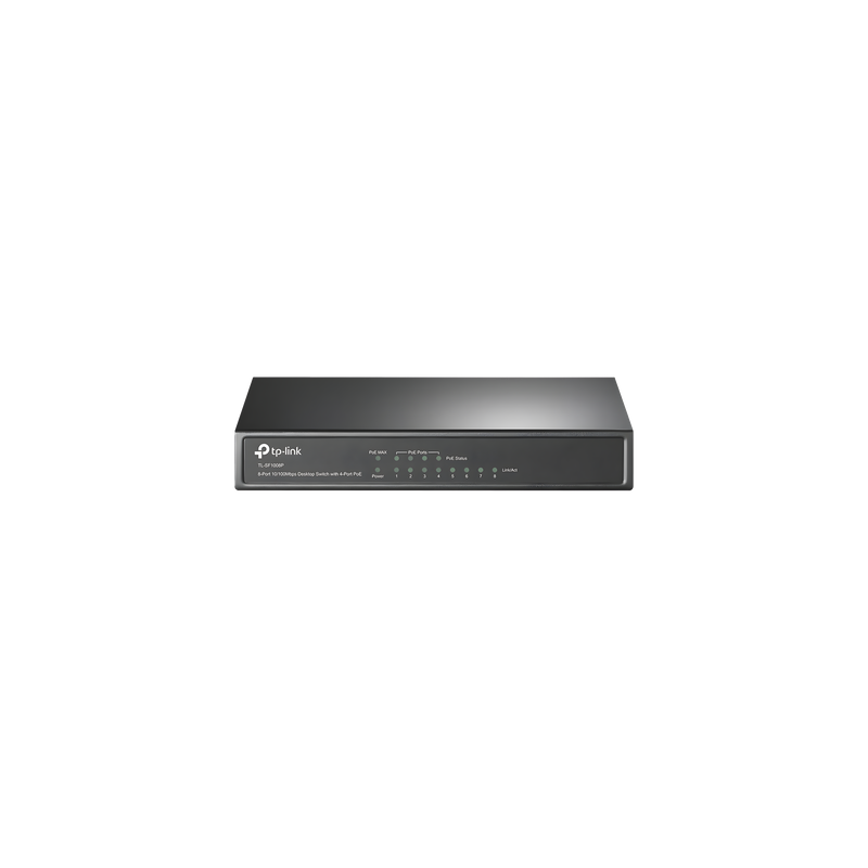 Switch PoE+ TP-LINK TL-SF1008P 8 puertos 4 PoE 66W