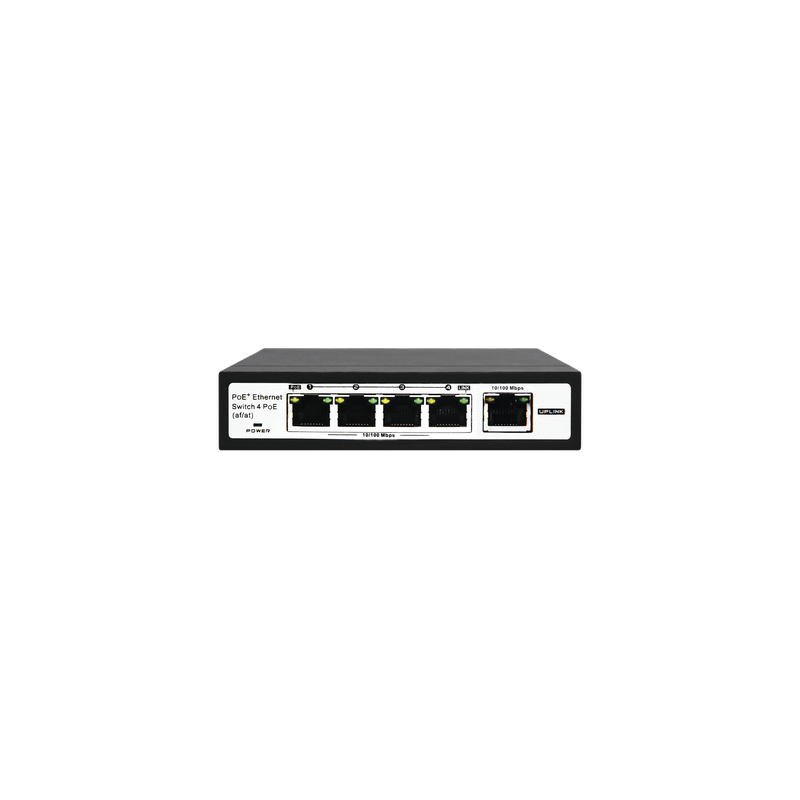 Switch EPCOM TITANIUM ET-1004EPE 4 Puertos PoE 100Mbps