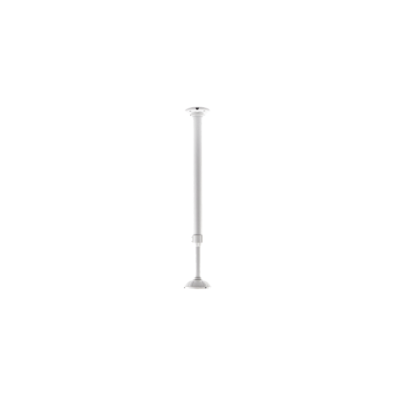 Soporte Telescópico Universal / Ajustable 0.6 a 1.2 m (1.97 a 3.94 ft) / Aluminio / Interior y Exterior / Blanco