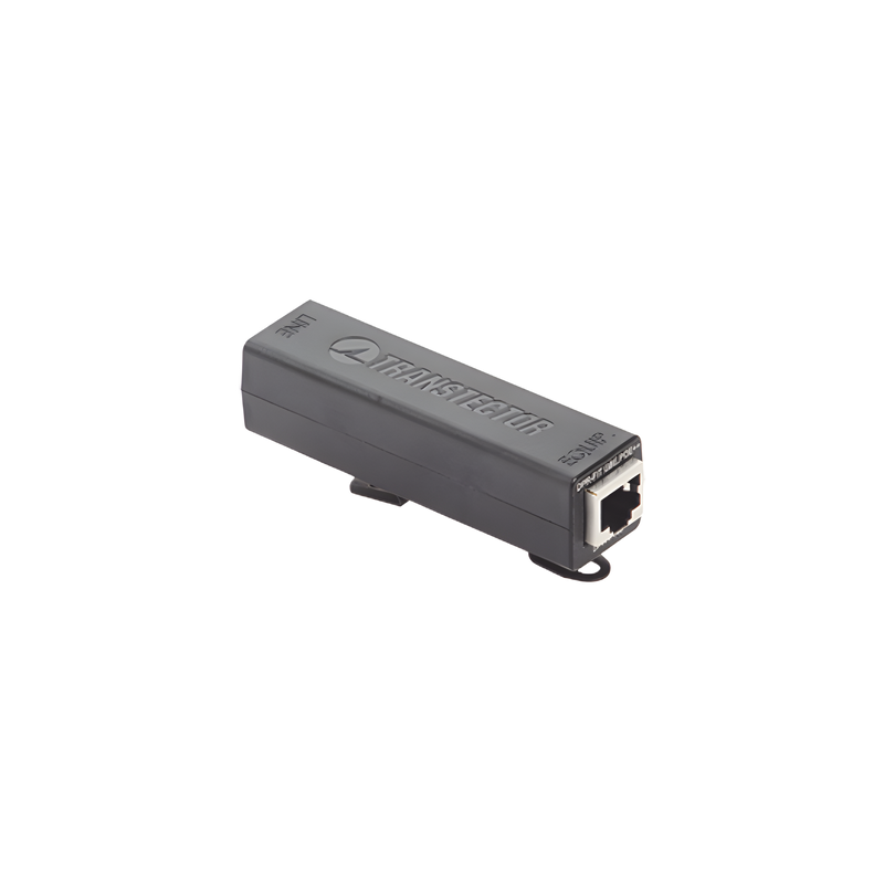 Protector PoE++ Interior / Tecnología Híbrida SASD-GDT / 100W / RJ45 Blindado / Respuesta <5ns / -40 a 75°C / Montaje Rack DIN