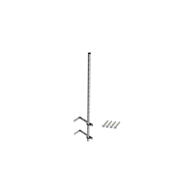 Mástil de Pared SYSCOM TOWERS 3m Acero Galvanizado