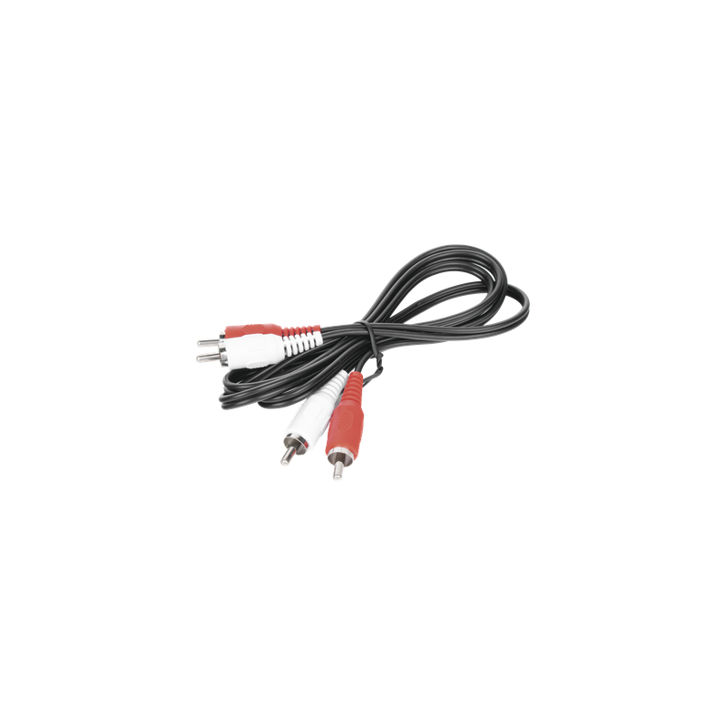 Cable RCA Macho a Macho / 1 m (3.28 ft) / Audio y Video HD / Conectores Codificados por Color / Baja Pérdida de Señal