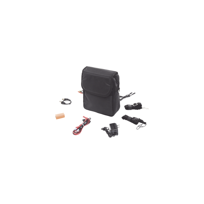 Kit de Accesorios para Probadores de Vídeo / Maleta de Transporte / Fuente 12VDC 2000mA / Cable BNC 30cm / Cinturón Ergonómico / Puntas de Multímetro