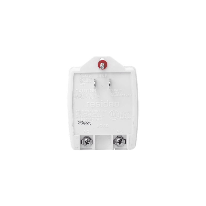 Transformador de Pared / 120 Vca a 9 Vca / 25 VA / Clase 2 / UL Listado / Montaje en Pared