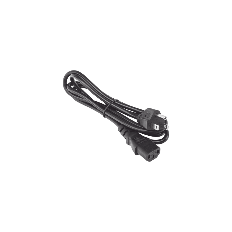 Cable de Alimentación / 120-240 Vca / 18 AWG / IEC 320C13 a NEMA 5-15P / 1.8 m (5.91 ft) / 3 Conductores con Tierra