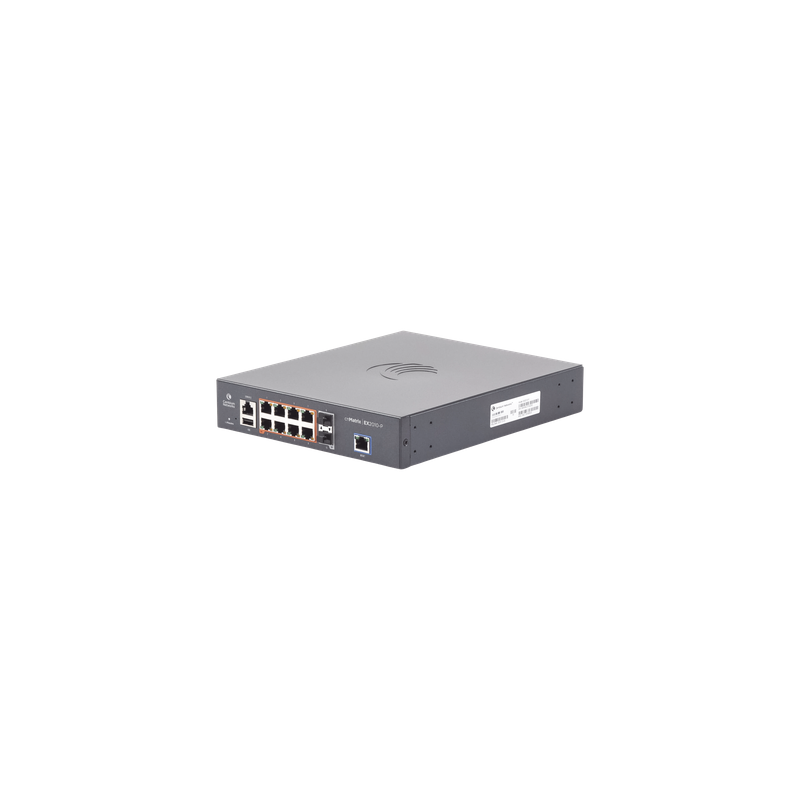 Switch Capa 3 / 10 Puertos / 8 Gigabit PoE / 2 SFP / USB / Consola / MNGMT / 20 Gbps