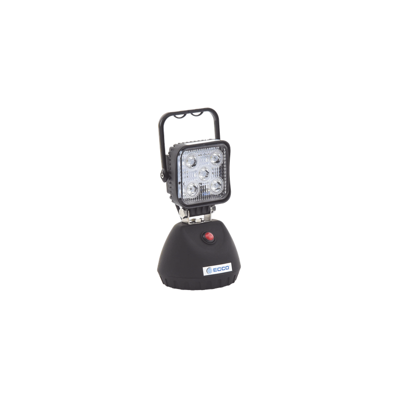 Luz de Trabajo Recargable / 650 Lúmenes / 5 LED 3W / IP67 / Montaje Magnético / 3-4 Horas Autonomía