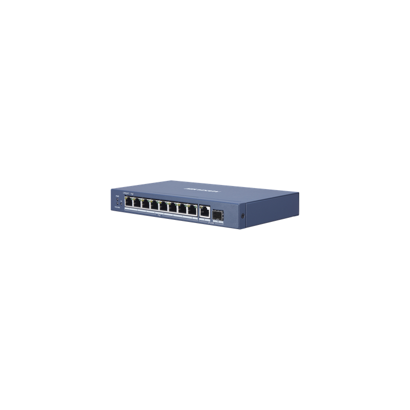 Switch Gigabit PoE+ HIKVISION 8 Puertos 1000 Mbps 110W No Ad