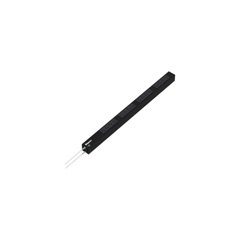 PDU Básico para Rack / 16 Salidas NEMA 5-20R / Entrada NEMA 5-15P / 15 Amp / 120 Vca / Montaje Vertical 0U / Cable 3 m (9.8 ft)
