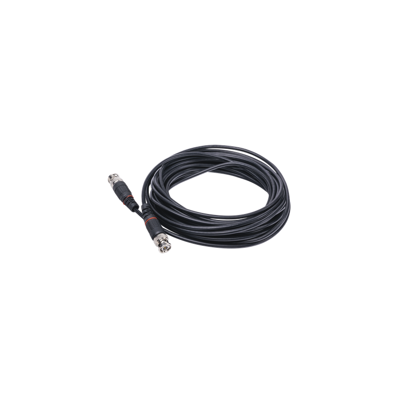 Cable Coaxial Armado con Conector BNC (Video) / Longitud de 8 mts / Optimizado para Cámaras 4K / Uso en Interior