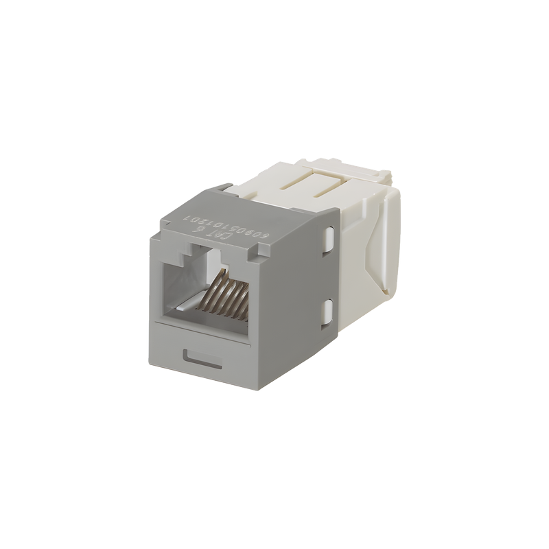 Conector Jack RJ45 Categoría 6 Panduit Mini-Com Gris
