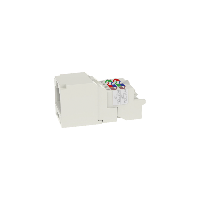 Conector Jack RJ45 Panduit Cat 6 Mini-Com TP Blanco Mate Sin