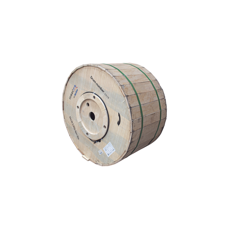 Cable de Fibra Óptica Aérea Mini ADSS / Monomodo G.652D / 6 Hilos / Span 80 m (262.5 ft) / Loose Tube / Exterior MDPE / Sin Metal