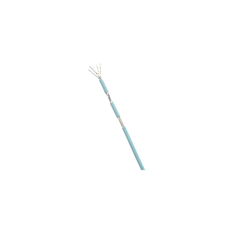 Cable SF/UTP Cat 6A / Blindado Doble / 80 m (262.5 ft) a 500 MHz / Multifilar 24/7 AWG / Resistente Aceite y UV / 305 m (1000 ft)