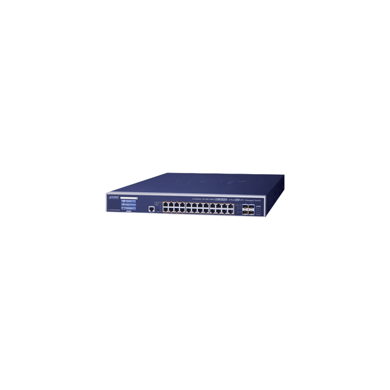 Switch Capa 3 PLANET 24 Puertos Gigabit PoE++ 600W 4 SFP+ 10