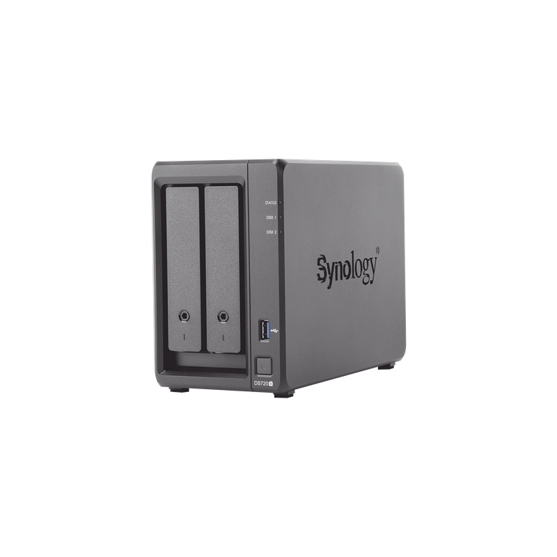 Servidor NAS de escritorio con 2 bahías / Expandible a 7 bahías / Hasta 112 TB 