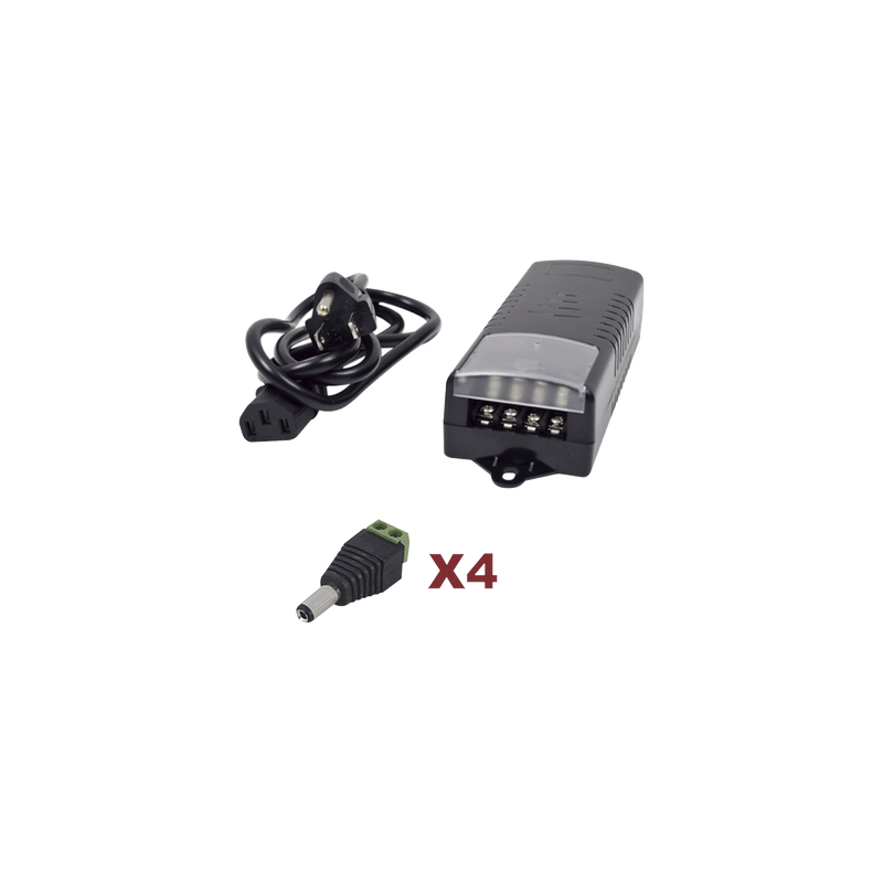 Kit Fuente 12V 5A 4 Salidas Epcom Powerline