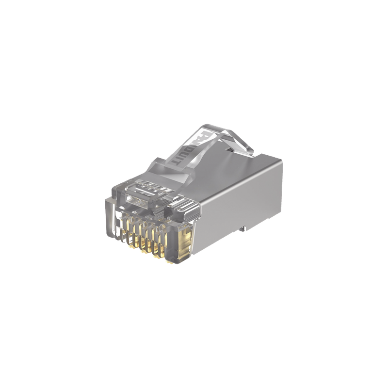 Plug RJ45 Cat5e Blindado PANDUIT 100 Pzs PoE++ 100W