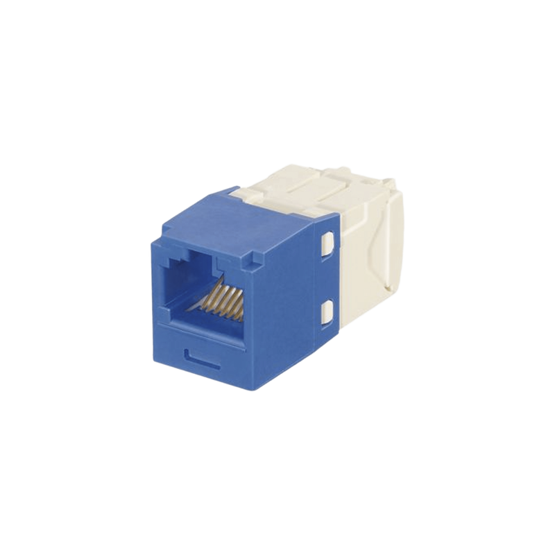Conector Jack RJ45 Cat6 Panduit Mini-Com Azul