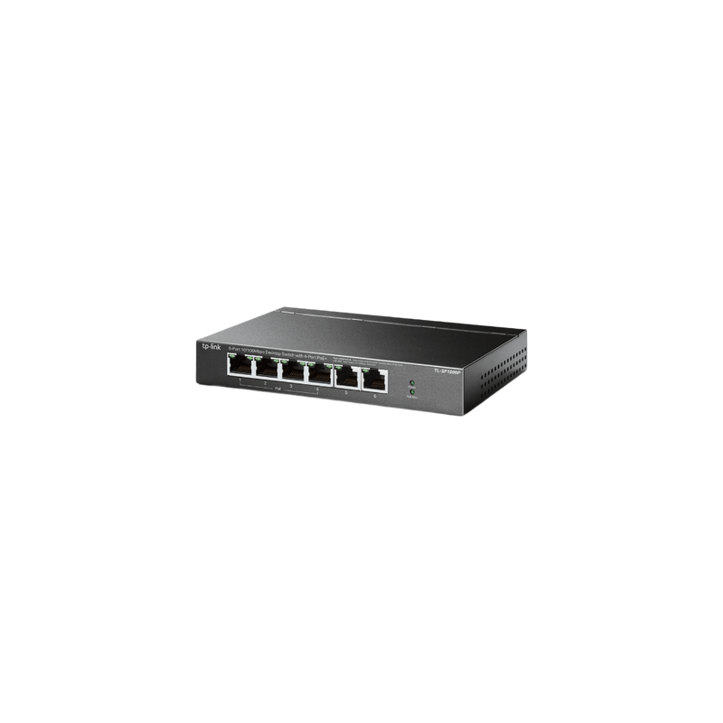Switch PoE no Administrable 6 puertos TP-LINK 67W
