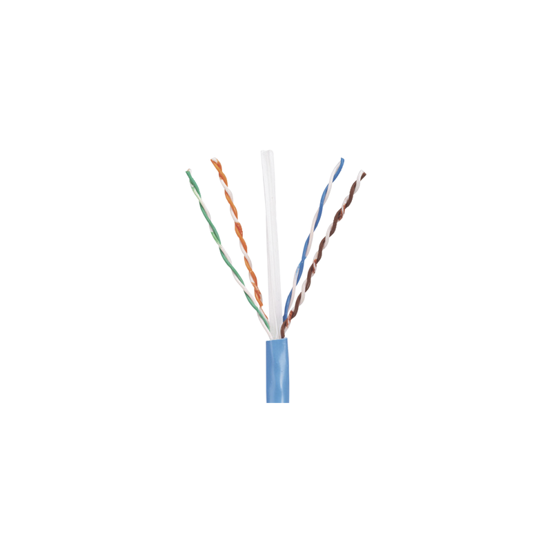 Cable UTP Panduit Cat 5e CMR 24 AWG 305m Azul Cobre Sólido