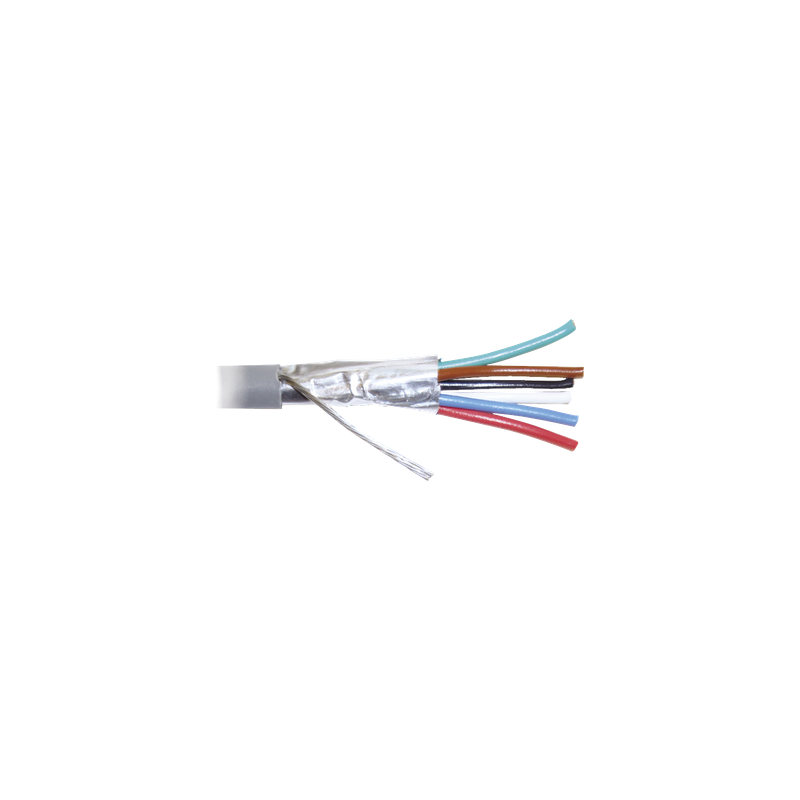 Bobina de Cable / 8 Conductores / 22 AWG / 305 m (1000 pies) / CMR / Blindado / -20°C a 60°C / 3.7 mm