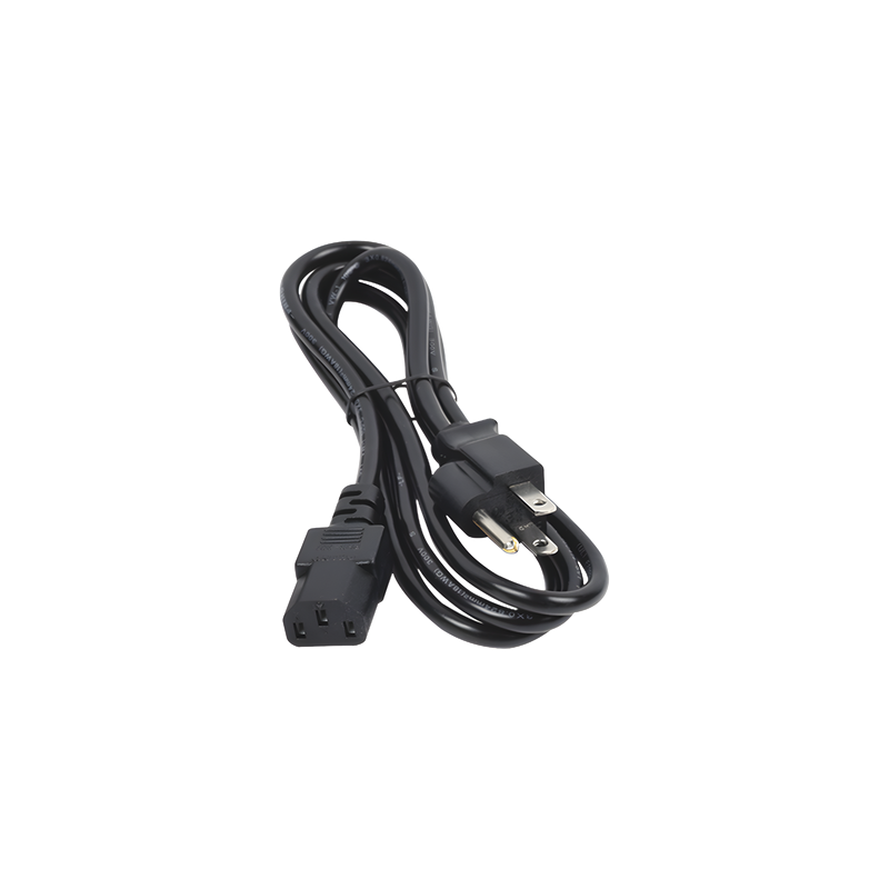 Cable de Alimentación Eléctrica / 110-240 VCA / 1.5 m (4.92 ft) / IEC 320C13 / NEMA 5-15P / Trifásico con Tierra