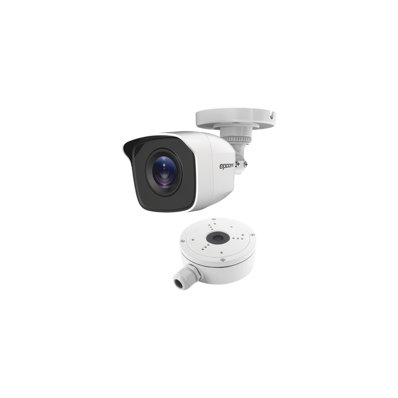 Cámara Bala TURBOHD / 2 Megapixel / Lente 2.8 mm / IR 20 m (65.6 ft) / 4 Tecnologías Seleccionables / IP66