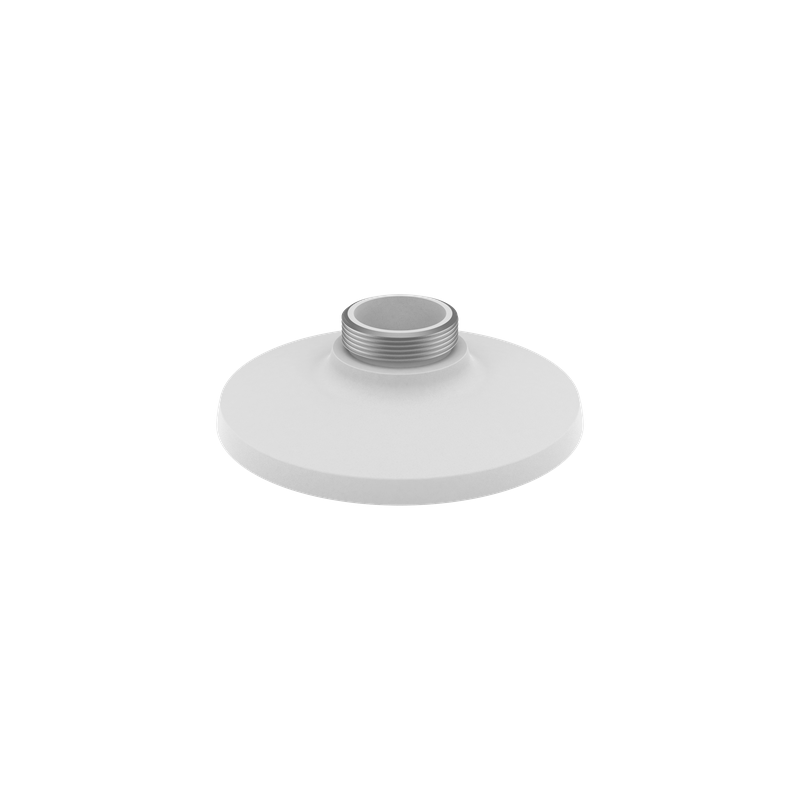 Adaptador de Montaje tipo Plato / Aluminio / Ø154.8 mm (Ø6.09') x 47 mm (1.85') / 200 g (0.44 lb) / Blanco / Compatible con Domos Fisheye 5MP