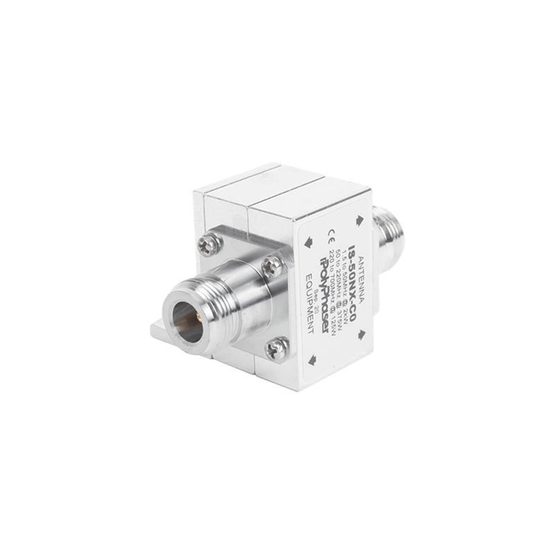 Protector Coaxial RF / 1.5-700 MHz / 50 Ω / 2 kW / Conectores N Hembra / Ceja Lateral / Flange