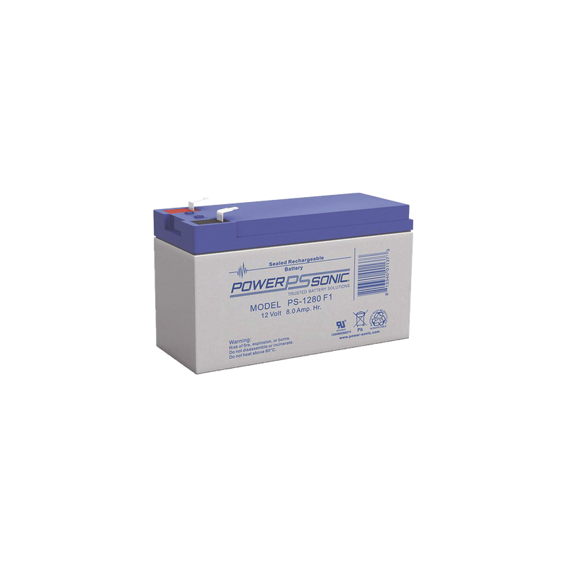 Batería 12V 8AH POWER SONIC AGM/VRLA Respaldo