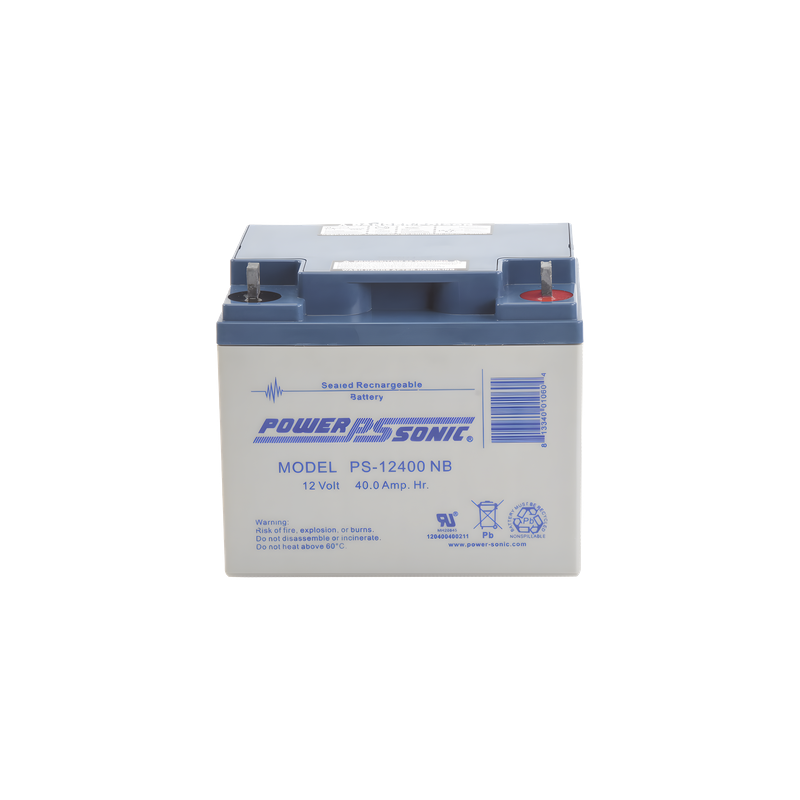 Batería 12V 40AH AGM VRLA Power Sonic para Respaldo