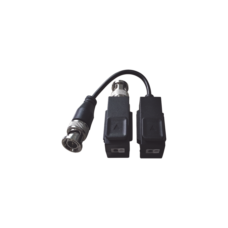 Kit Transceptor de Video / Hasta 8 Megapixel / Alcance 400 m (1312.3 ft) / HD-TVI / AHD / CVI / CVBS / Audio por Coaxitron / 100% Cobre