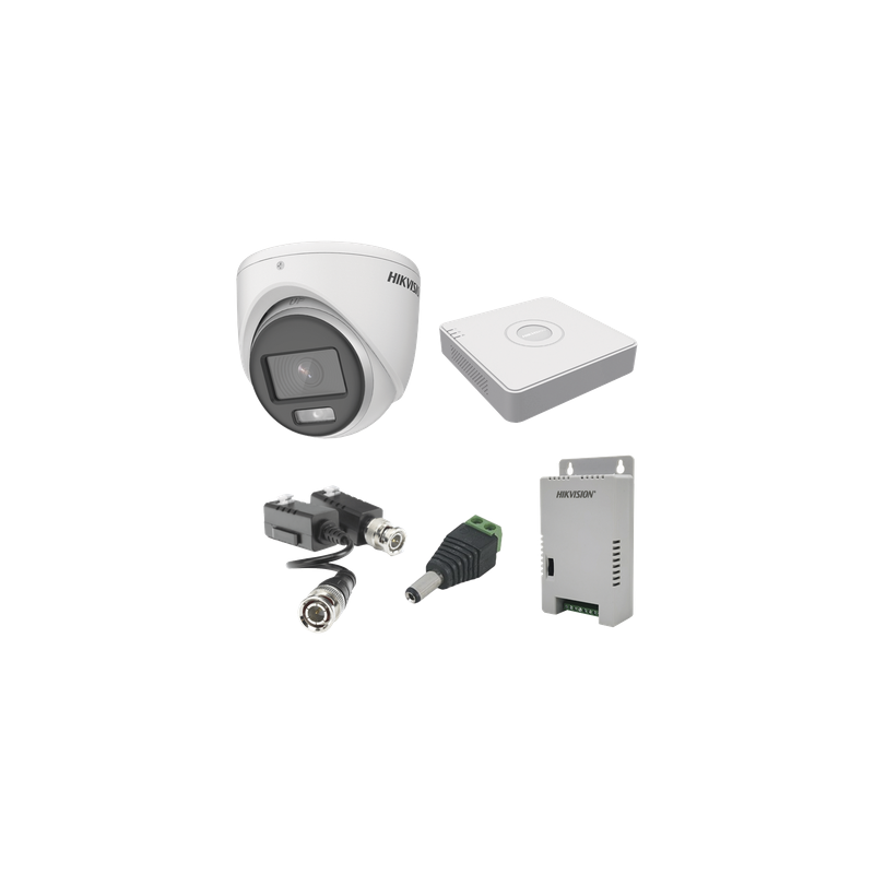 KIT COLORVU TURBOHD 1080pLite HIKVISION 4 Canales