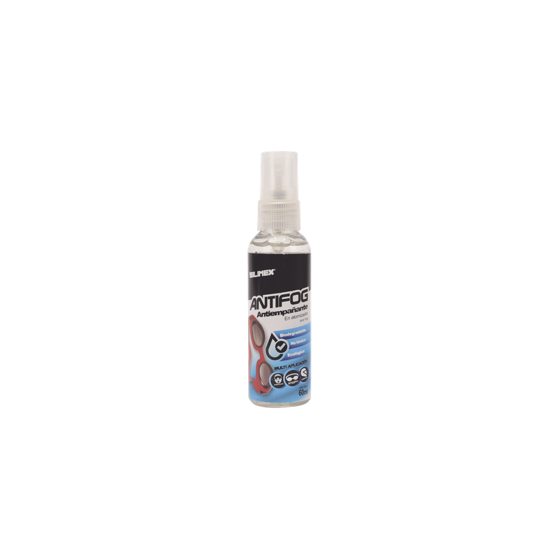 Líquido Antiempañante / 60 ml / Secado Rápido / Múltiples Superficies Ópticas / Aplicación con Dosificador