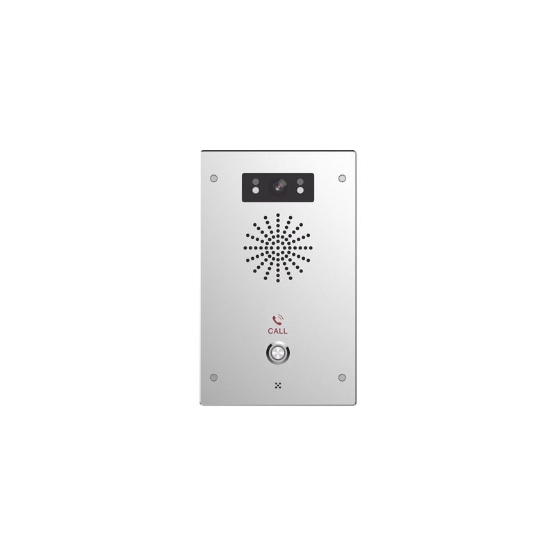 Video Intercomunicador IP / 2 Líneas SIP / Cámara 2 Megapixel / IR Nocturno / IP65 / IK10 / PoE / -40°C a 70°C