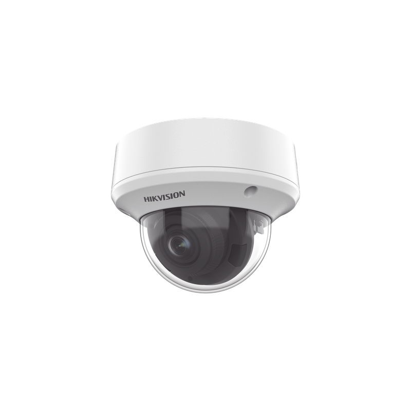 Domo TURBOHD 5 Megapixel / Lente Motorizado 2.7 - 13.5 mm / IR EXIR 40 mts (131 ft) / TVI-AHD-CVI-CVBS / IK10 / IP67 / dWDR / 12 Vcc / 24 VCA