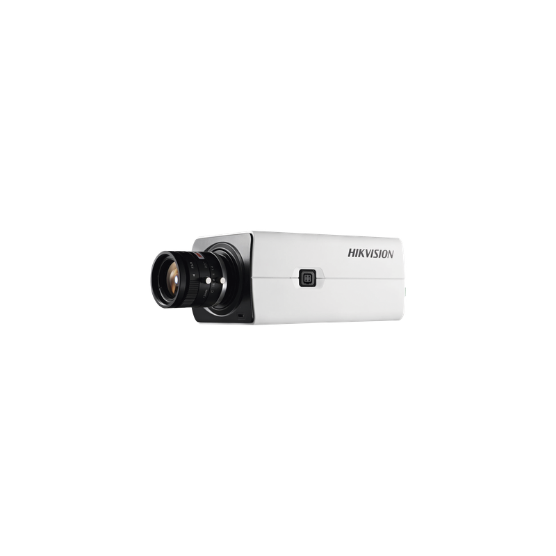 Cámara Box IP / 2 MP / Ultra Baja Iluminación 0.005 lux / WDR 120 dB / PoE 802.3af / 12 Vcc / Micro SD 128 GB