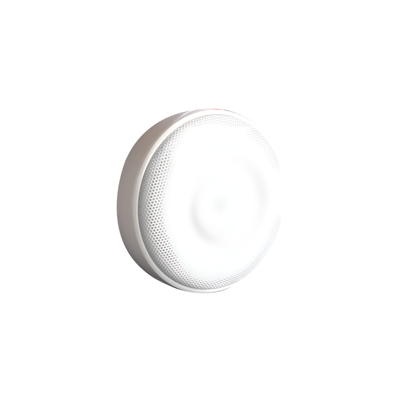 Micrófono Omnidireccional / Cobertura 10-100 m² / Sensibilidad -48 dB / Relación Señal/Ruido 78 dB / Alimentación 12V DC / Diseño Compacto 80x27 mm