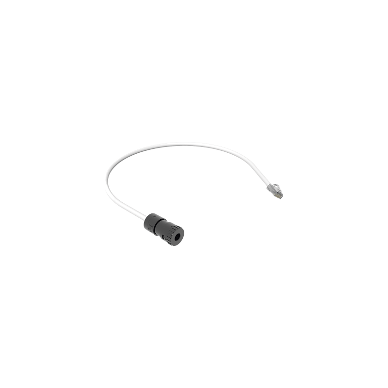 Cable Patch Cord Panduit Cat6A Plenum 0.5m Blanco