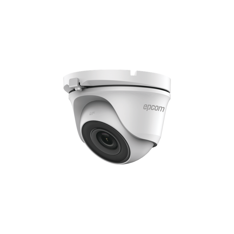 Cámara Turret TURBOHD / 5 Megapixel / Lente 2.8 mm / 85° de Visión / IR EXIR 20 m (65.6 ft) / IP66 / Metal